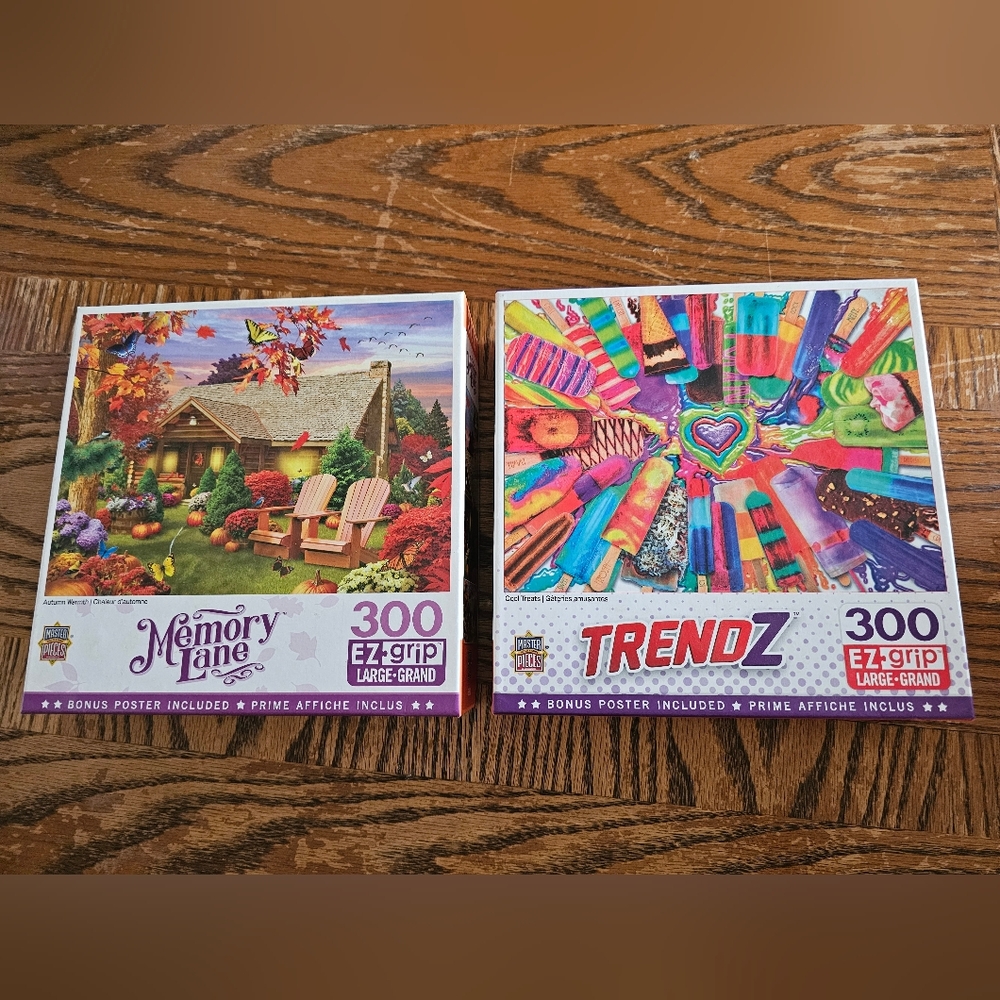 2 -300 Piece EZ•grip Large Grand Puzzles